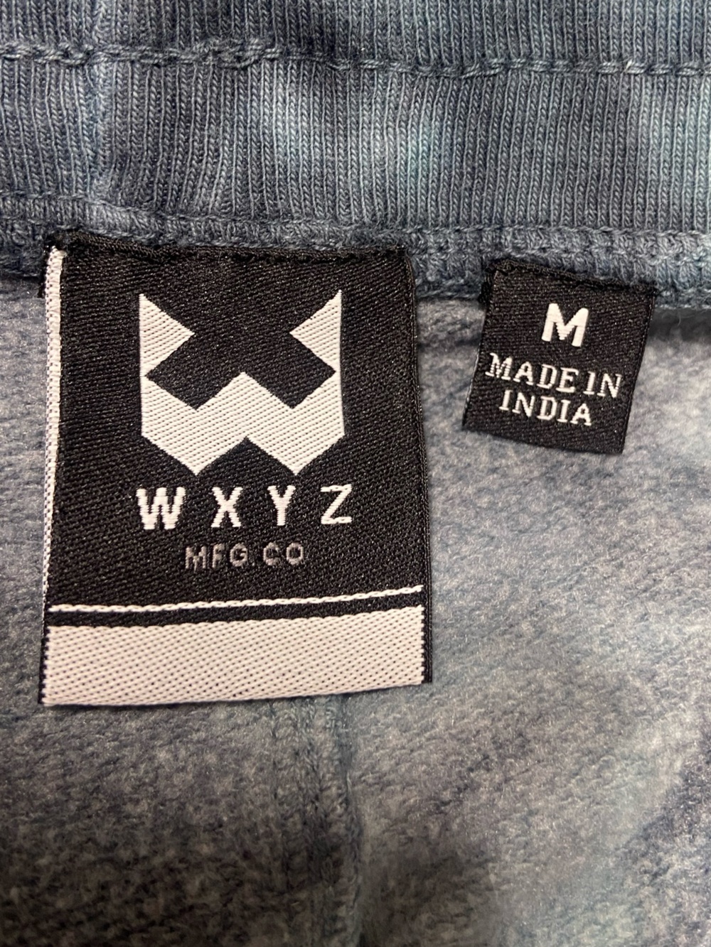 WXYZ Mfg. Co. Blue Tie-Dye Shorts with Drawstring - Picture 5 of 7